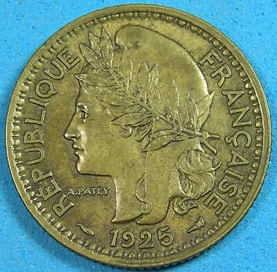 Togo 1 Franc Coin 1925 French Mandate Liberty Head KM-2 • $25.76