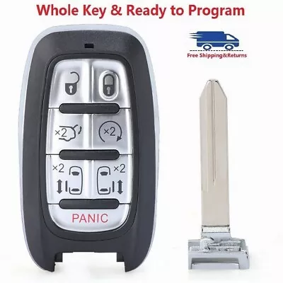 $32.54 • Buy For 2017 2018 2019 2020 2021 Chrysler Pacifica Voyager Smart Remote Car Key Fob