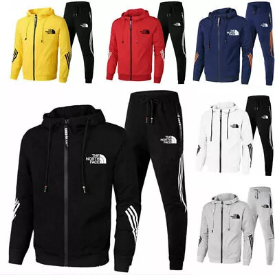 New Mens Sets Jogging Suit Sportswear Casual Tracksuit Gym Sweat Suit Sportswear • £12