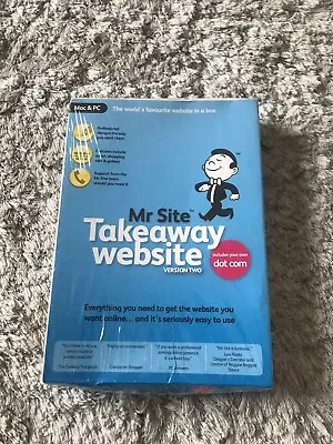 Mr Site Takeaway Website Version Two New And Sealed • £26.99