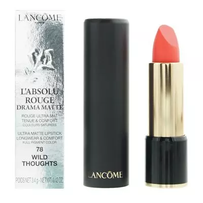 Lancome L'absolu Rouge Wild Thoughts Matte 78 Lipstick 3.4g • £13.25