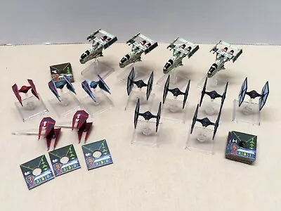 $96.96 • Buy Star Wars X-Wing Miniatures Game Lot Mist Hunters Tie Fighters Interceptors