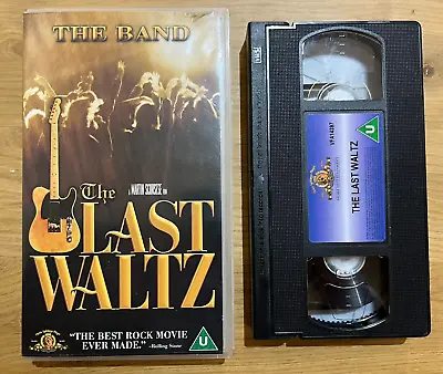 The Last Waltz The Band VHS Tape PAL Rock Musical Movie Martin Scorsese MGM 2002 • £9.99