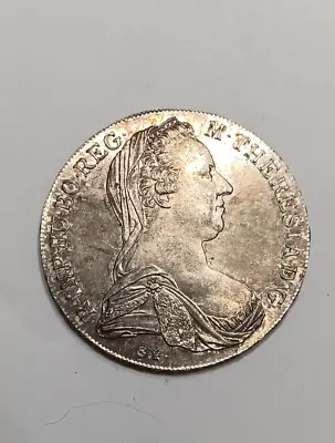 1780 Austria Maria Theresa Thaler Silver Coin Restrike AU WORLD SILVER KM# T1 • $24.95