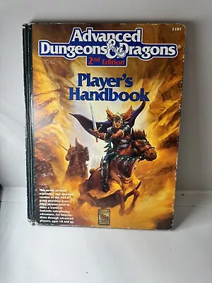 Players Handbook 1989 Advanced Dungeons And Dragons 2nd Edition Hardcover TSR • $40.99