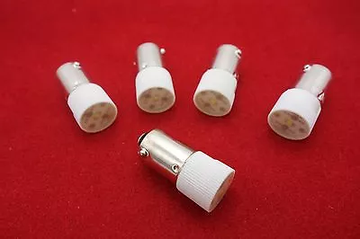 5PCS BA9S LED BULB 24V AC/DC WHITE COLOR Base Dia.9mm • $3.08