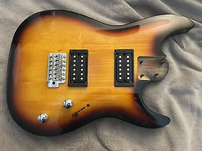 $76.99 • Buy Laguna LE122 Electric Guitar Body Sunburst Loaded Electronics + Bridge
