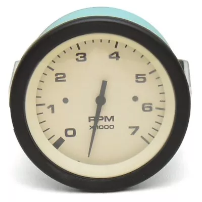 Teleflex Boat Tachometer Gauge 62568 | Driftwood 3 3/8 Inch Black • $81.92