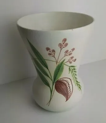 Radford Pottery Vase England Handpainted 15cm Tall Flower Plants • £10.53
