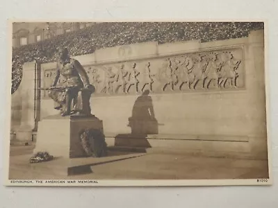 Vintage 1950s Edinburgh American War Memorial Real Photo Postcard • £1.40