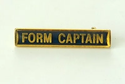 Vintage Form Captain Souvenir High School Lapel Coat Hat Tie Pin Badge Brooch • $11.90