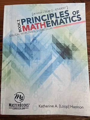 Masterbooks Principals Of Mathematics Book 2 • $16