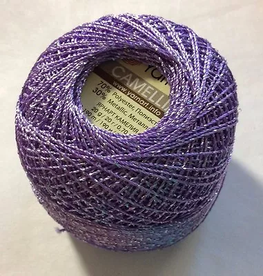 Lilac Silver Metallic Braid Thread 17347 Cross Stitch 20gr YarnArt Camellia • $2.59