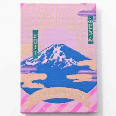 MUJI Goshuin Note Book For Collecting Red Ink Stamp Kichijitsu Mt Fuji 01004096 • $85