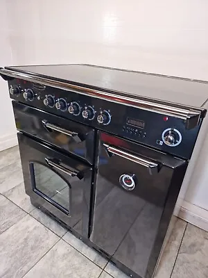 ALL ELECTRIC RANGEMASTER CLASSIC 90CM Range Cooker In BLACK AND CHROME REF F16 • £1280