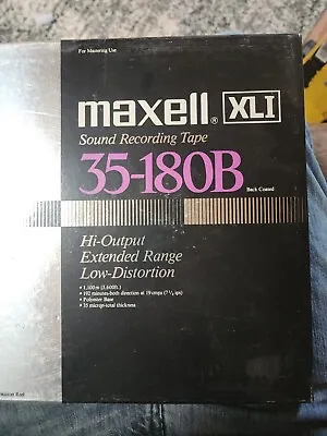 Maxell XLI 35-180B 1100m Metal RTR Studio Mastering Tape JAPAN Howard Haley Live • $129