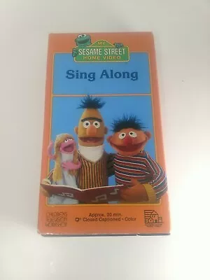 Sesame Street Home Video VHS - Sing Along 1987 Jim Henson; Muppets • $9.99