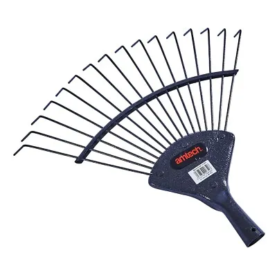 Rake Head 16 Tooth Lawn Rake Head Garden Carbon Steel Grass Leaves Leaf Lawn • £4.85