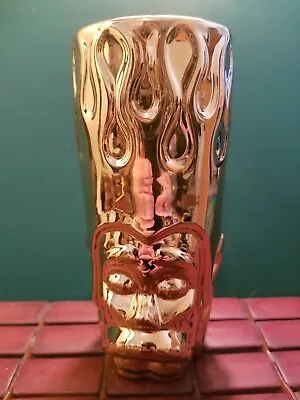 Otto's Shrunken Head NYC Gold Tiki Mug Signed Limited Edition 42/100 Tiki Farm • $190