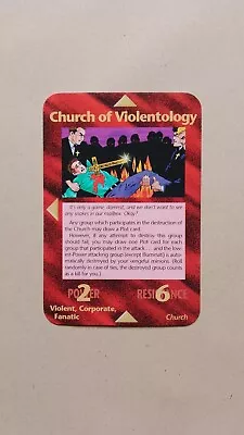 ILLUMINATI CARD - Church Of Violentology - INWO • £30