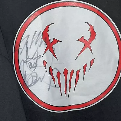 Vintage Mushroomhead T Shirt AUTOGRAPHED Mens Size Xl Has Flaws See Pics  • $117.88