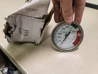 R & V WORKS THERMOMETER TN3.X0446 Cajun Fryer Gauge 100-475 • $30