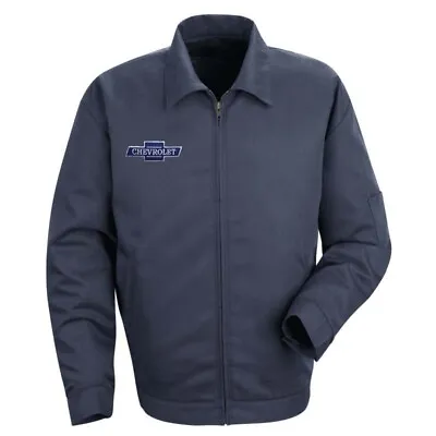 CHEVY CHEVROLET PATCH + Mechanic Work JACKET W/ Embroidered Patch Racing Auto • $89.99