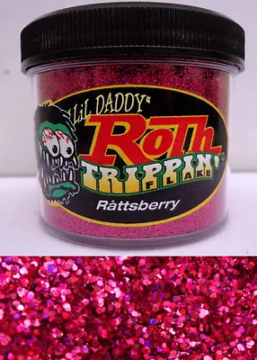 Lil Daddy Roth Metal Flake Trippin Rattsberry .015 Size - 2 Oz Of Flake • $26.99