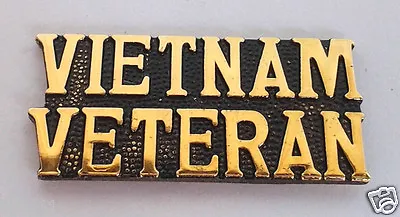 VIETNAM VETERAN (1-1/4 ) Military Hat Pin 15206 HO • $5.94