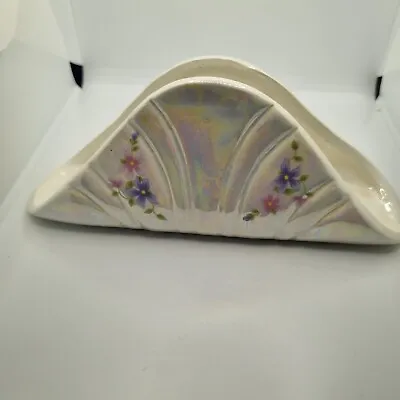 RM Italian Designed Hand Made Vintage Porcelain Napkin Holder  • $20