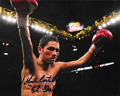 Martin Castillo  El Gallo  Signed Boxing 8x10 Photo Autographed #1 • $29.99