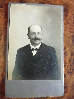 *Photo CDV: Man With A Mustache By Gabriel-Aubès In Cette Et Montpellier • $4.84