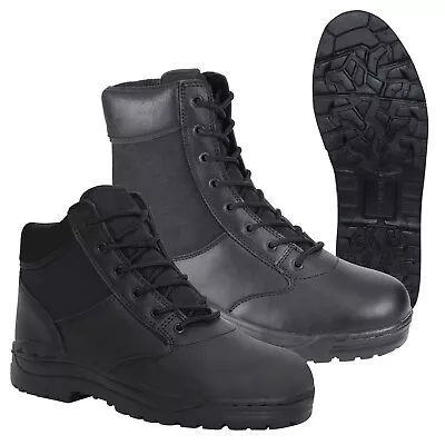 Forced Entry 8  Or 6  Black Tactical Boot - Security Police SWAT Work Boots • $60.99