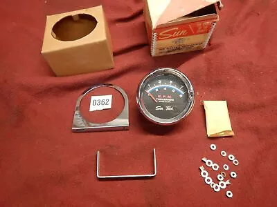 Vintage NOS Sun 8000 RPM Tachometer Model ST-602 In BOX 55-57 CHEVY FORD MOPAR • $99.99