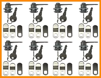 $35 • Buy 8x Admiral 5/8 Inch RV Compartment Door Cam Lock Camper Storage Door NOT CH751