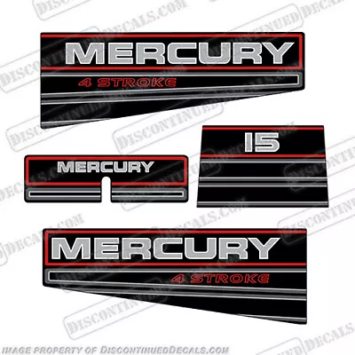 Fits Mercury 15hp 1994-1995 Four Stroke Decal Kit  • $79.95