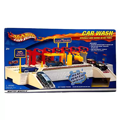 Hot Wheels Car Wash 65610 Sealed 2001 Sparkle And Shine Play Set With Car • $139.99
