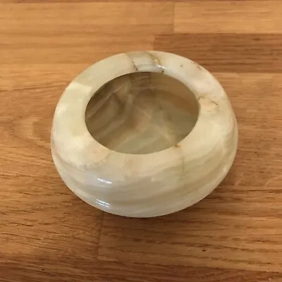 Vintage Onyx Marble Stone Ashtray  • £15.99