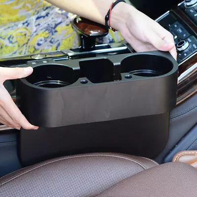 Car Seat Seam Wedge Cup Holder Phone Drink Bottle Stand Storage Box Accessories • $26.39