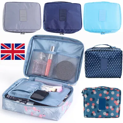 £3.99 • Buy Ladies Wash Bag Toiletry Hanging Handbag Women Travel Case Cosmetic Make Up Bags