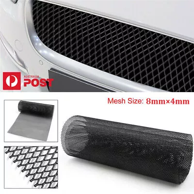 Universal Black Rhombus Aluminium Racing Grille Mesh Vent Car Tuning Grill Mesh • $37.89