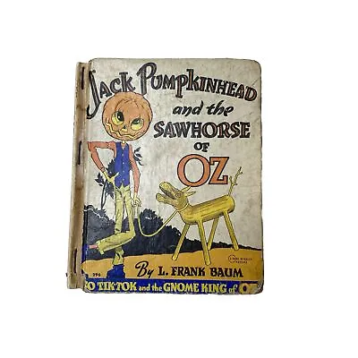 Vintage Jack Pumpkinhead And The Sawhorse Of Oz & Tik Tok & The Gnome King1939 • $19.95