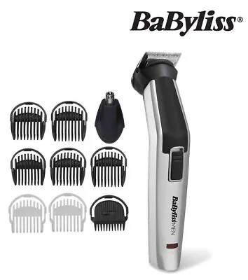 Babyliss 7255U Mens Beard Hair Clipper Trimmer Shaver Body Grooming Kit 10 In 1 • $57.86