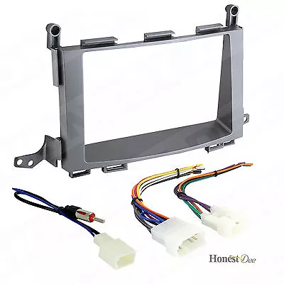 95-8225G Car Stereo Double-Din Radio Install Dash Kit & Wires For Venza Mount • $27.95