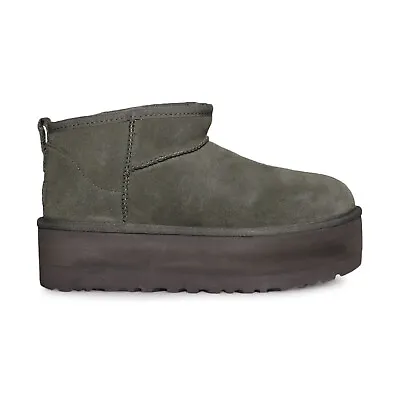 Ugg Classic Ultra Mini Platform Forest Night Suede Women's Boots Size Us 8 New • $219.99