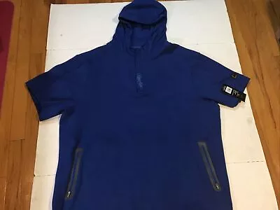 Rawlings Gold Collection Short Sleeve 1/4 Zip Hoodie 2 XL Grey Spellout New Tags • $23.99