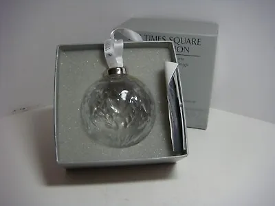 $30 • Buy Waterford Marquis Crystal Small Ball Ornament With Box