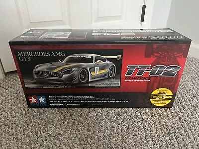 Tamiya TT-02 58639 Mercedes-AMG GT3 Ready To Assemble RC Model Kit + Bonus  • $99.99