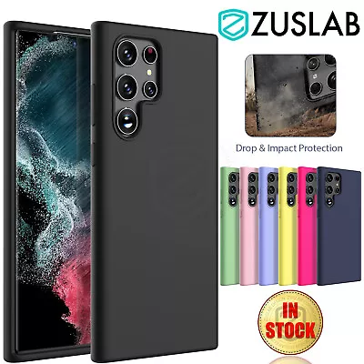 For Samsung Galaxy S23 S22 S21 S20 Plus Ultra FE Note 20 Case Liquid Silicone • $9.95