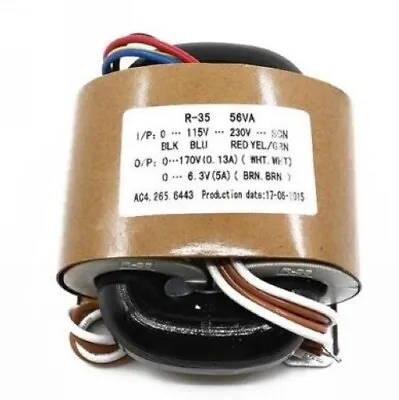 115V/230V 50W R-Core Audio Transformer 50VA Power Transformer 170V+6.3V For Tube • $52